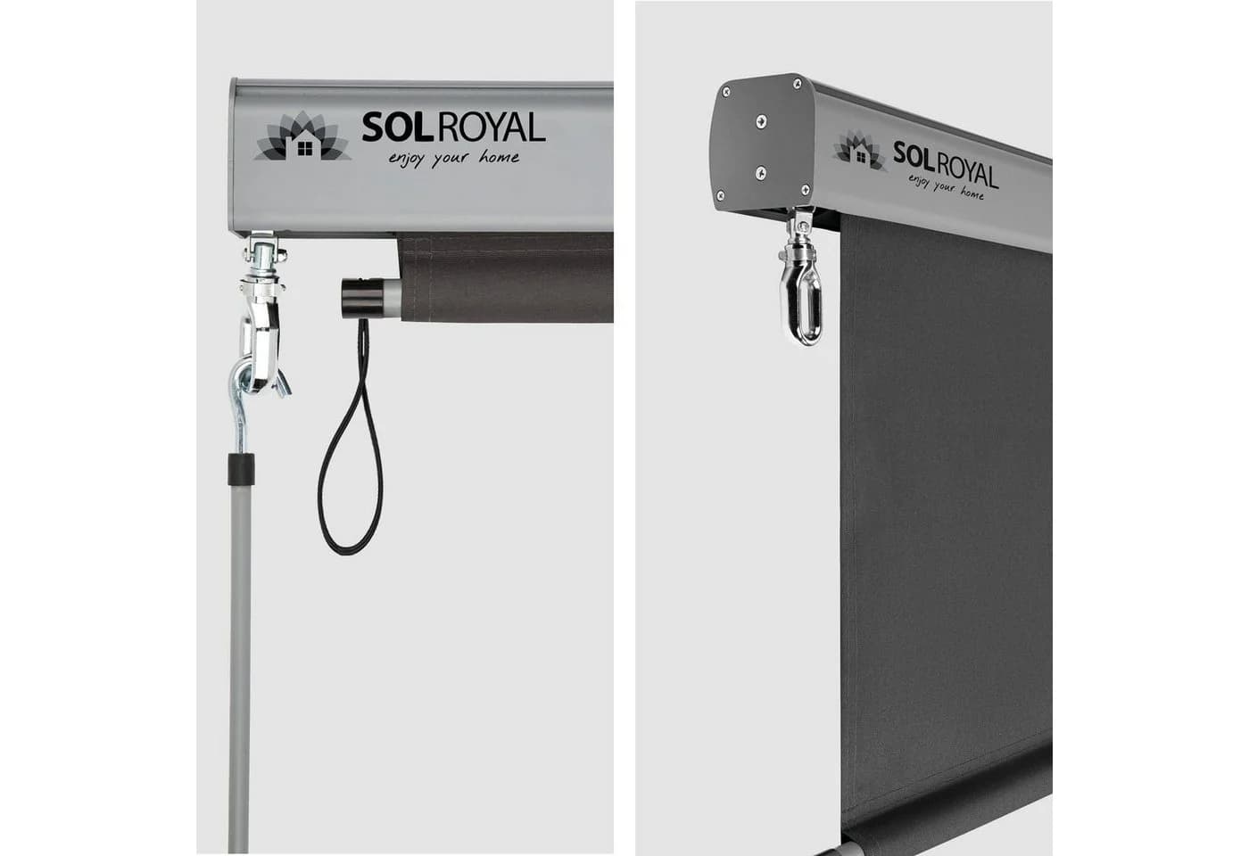 Sol Royal Senkrechtmarkise MS5 Anthrazit 140x250cm - Bild 3