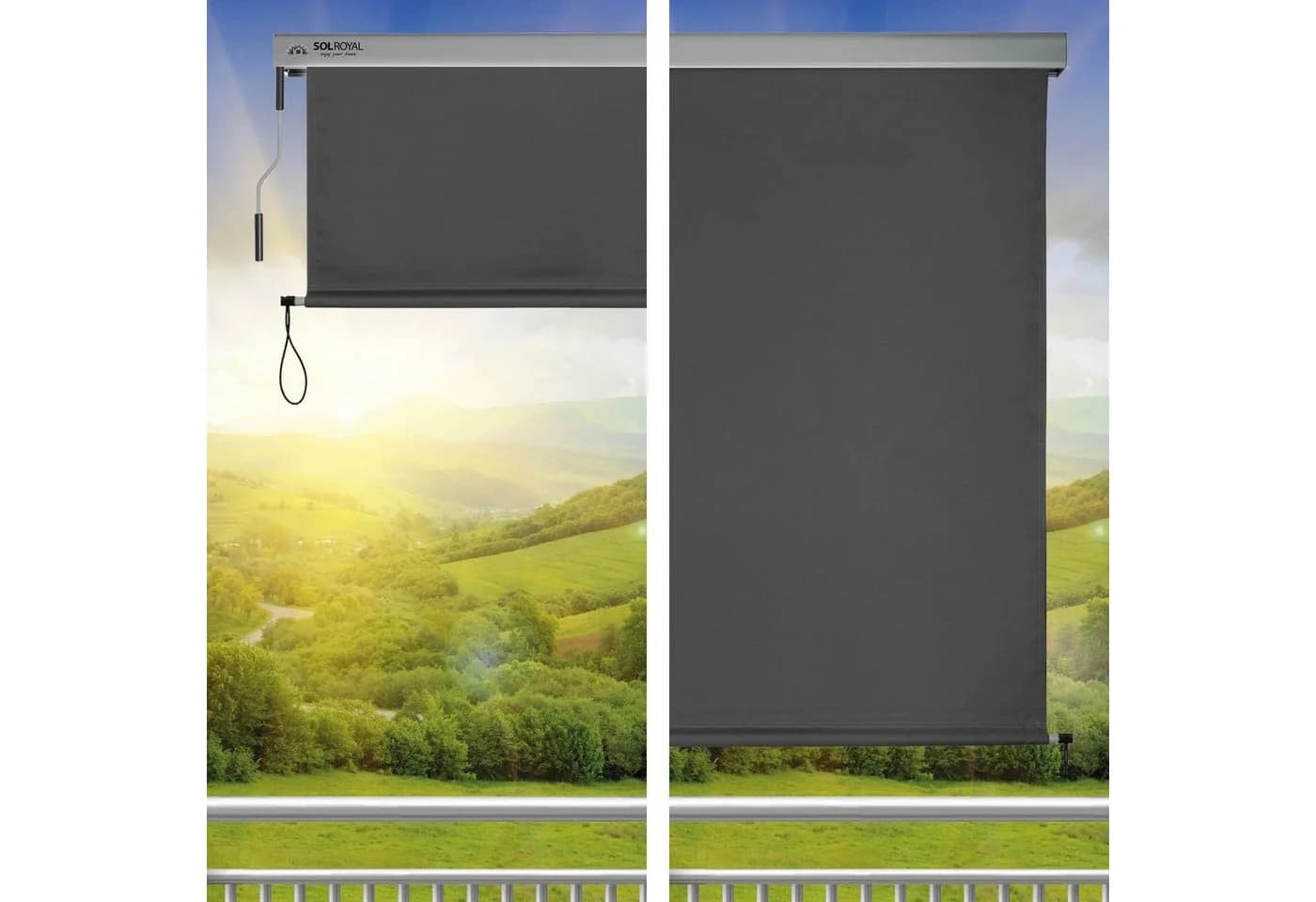 Sol Royal Senkrechtmarkise MS5 Anthrazit 140x250cm - Bild 5