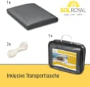 Sol Royal Sonnensegel 3,6x3,6m Grau Wasserdicht UV-Schutz Bild 4