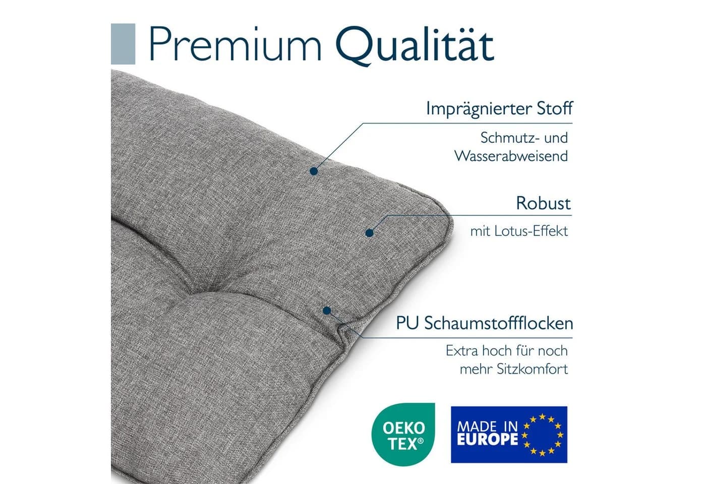 Beautissu Beauflair Loungekissen, Sitzkissen - Bild 5
