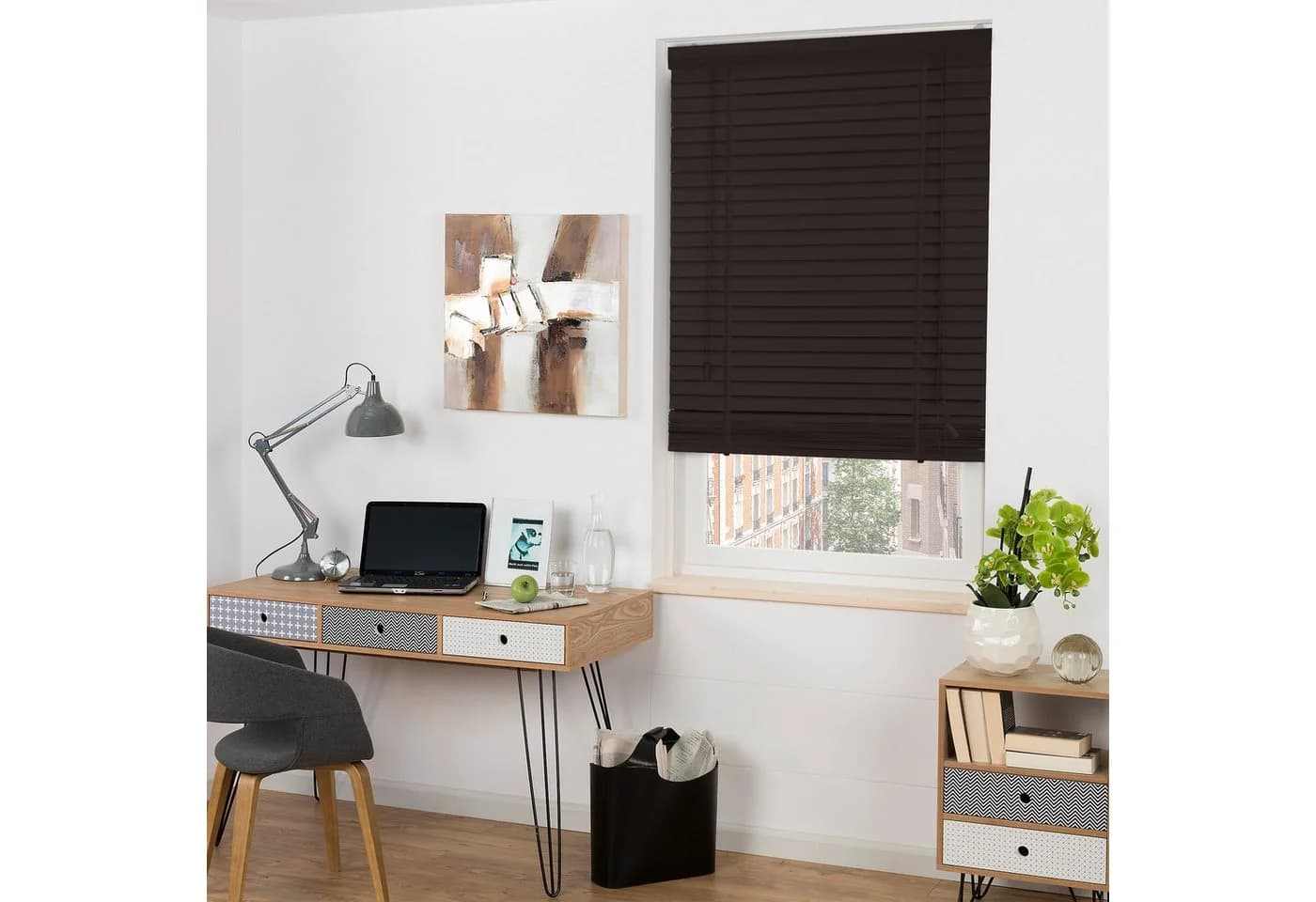 Sol Royal Jalousie Holz 50mm Schwarz - Bild 5