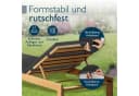 Beautissu Liegenauflage Deckchair Wasserdicht Anthrazit Bild 4