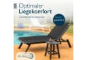Beautissu Liegenauflage Deckchair Wasserdicht Anthrazit Bild 5