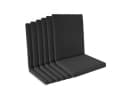 Beautissu Sitzauflage 6er Set Niedriglehner wasserdicht Anthrazit Bild 2