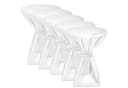 Beautissu Stehtischhusse Premium Weiß Ø 60-65 cm Bügelfrei Bild 2