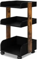 bomoe Rollwagen Bosse Schwarz Braun 69 cm Holzwerkstoff Bild 2