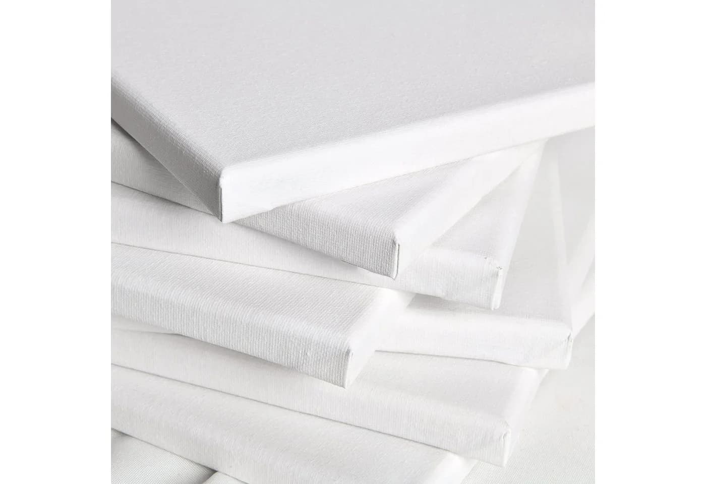 Artina Keilrahmen Leinwand Akademie 15x15cm 20er Set Baumwolle Weiß - Bild 5