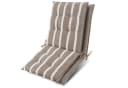 Beautissu Niedriglehner Auflage 2er Set Beige-Weiß UV-Lichtechtheit Bild 2