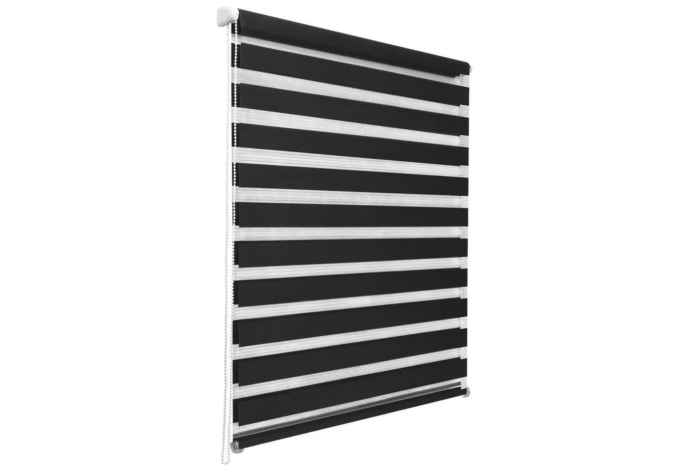 Sol Royal SolDecor DL2 Doppelrollo Schwarz Klemmfix - Bild 2