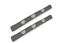 Beautissu Zugluftstopper 2er Set 120 cm Anthrazit Bild 2
