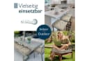 Beautissu Stuhlkissen Mila 2er Set Leinen Beige Indoor Outdoor Bild 5