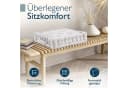 Beautissu Stuhlkissen 4er Set Mila 50x50cm Natur 100% Baumwolle Bild 3