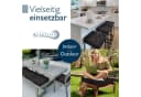 Beautissu Stuhlkissen 4er Set Mila 50x50cm Anthrazit Baumwolle Bild 5