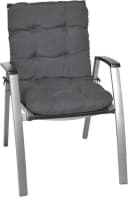 Beautissu Sitzauflage 8er Set Niedriglehner Flair NL Graphitgrau Bild 3