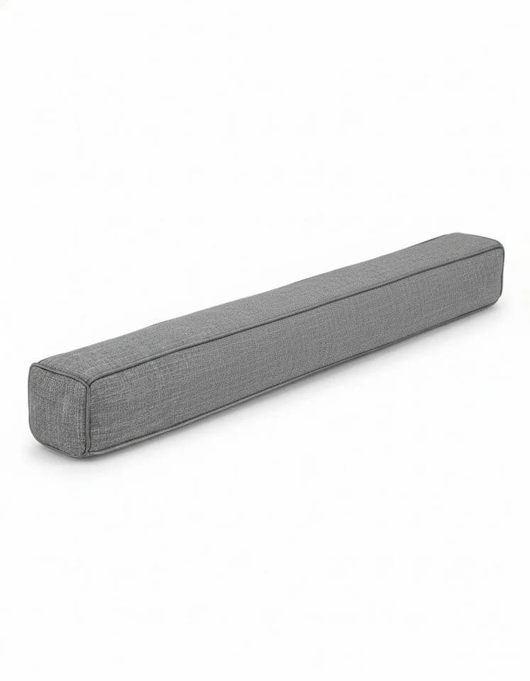 Beautissu Zugluftstopper 6,5 cm Grau - Bild 2