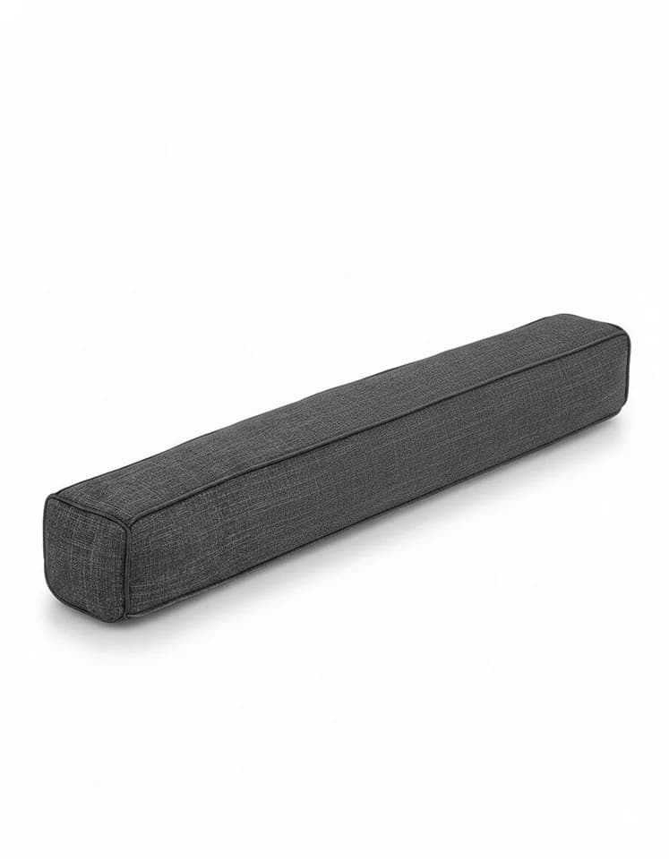 Beautissu Zugluftstopper 100cm Dunkelgrau - Bild 2