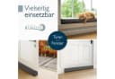 Beautissu Zugluftstopper 100cm Dunkelgrau Bild 5