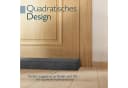 Beautissu Zugluftstopper 6,5 cm Grau Bild 3