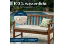 Beautissu Bankauflage Outdoor Beige Wasserdicht Bild 3
