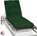 Beautissu Liegenauflage 2X Auflage Sonnenliege Deckchair Flair RL, 190x60x8 cm, Dunkelgrün Bild 4