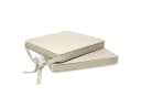 Beautissu Stuhlkissen 2er Set Loft SK Natur Bild 2