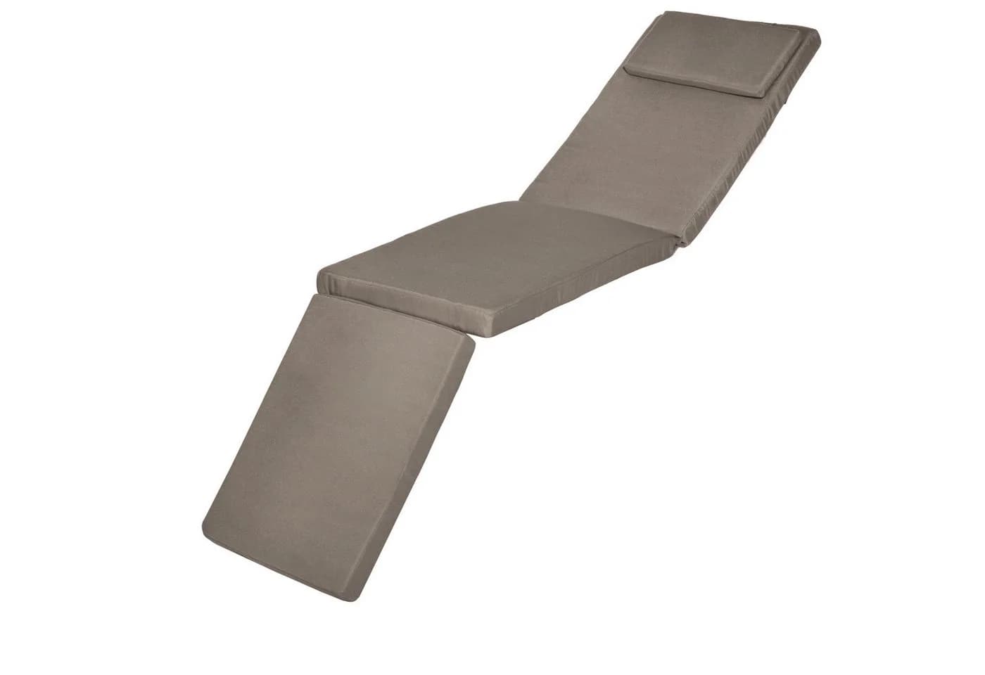 Beautissu Polsterauflage Deckchair Taupe Abnehmbar - Bild 2