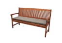 Beautissu Bankauflage Loft BK Taupe Polyester Bild 1