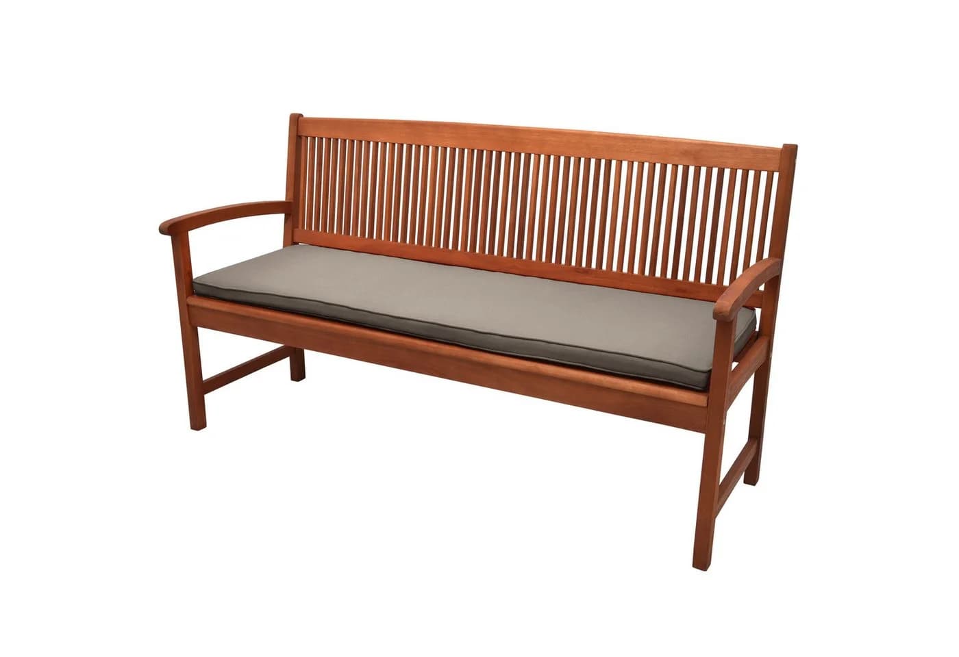 Beautissu Bankauflage Loft BK Taupe Polyester