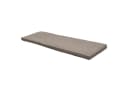 Beautissu Bankauflage Loft BK Taupe Polyester Bild 2