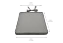 Beautissu Stuhlkissen 6er Set Loft SK Hellgrau Bild 4