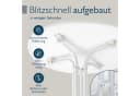 Beautissu Bistrotisch Bistroni WP Ø70xH70cm Weiß Klappbar Bild 1