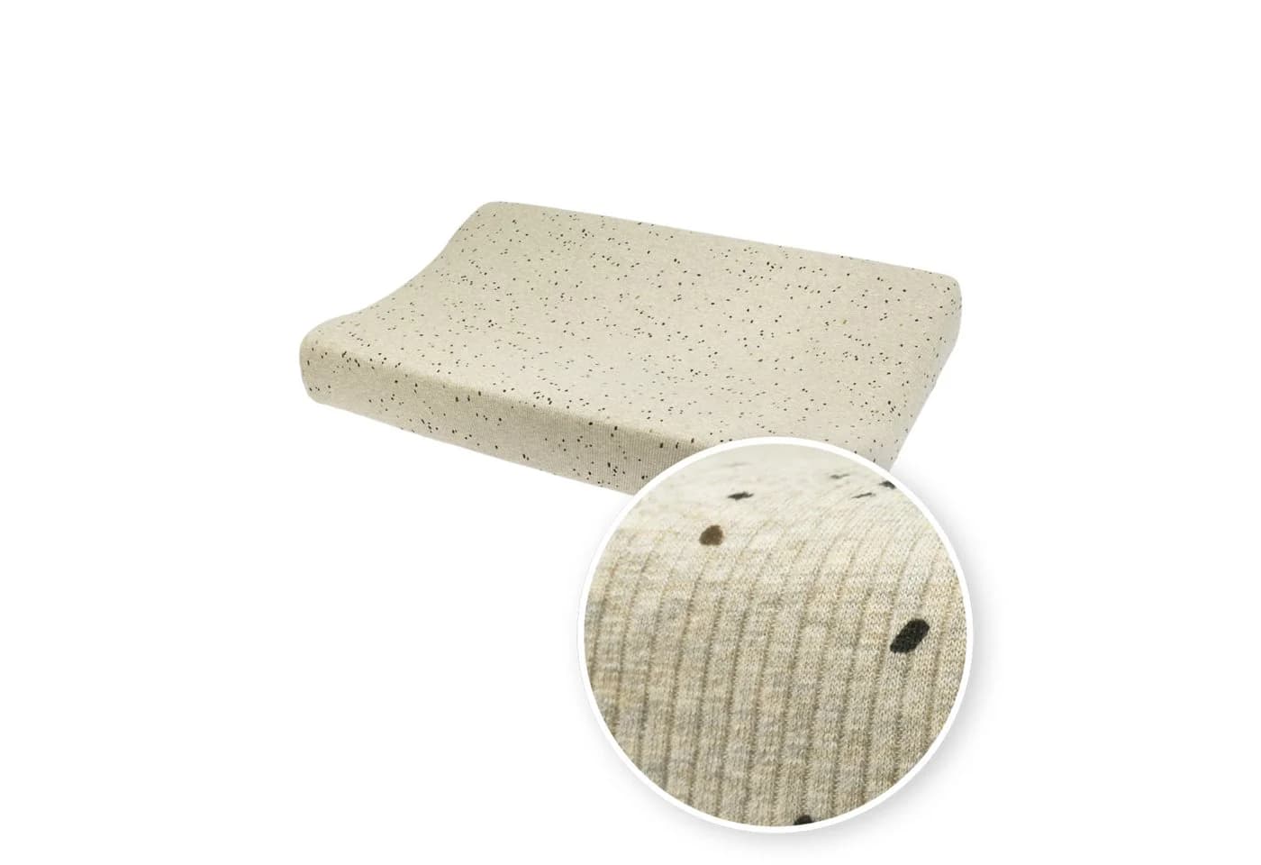 Meyco Baby Wickelauflagenbezug Mini Spot Sand Melange