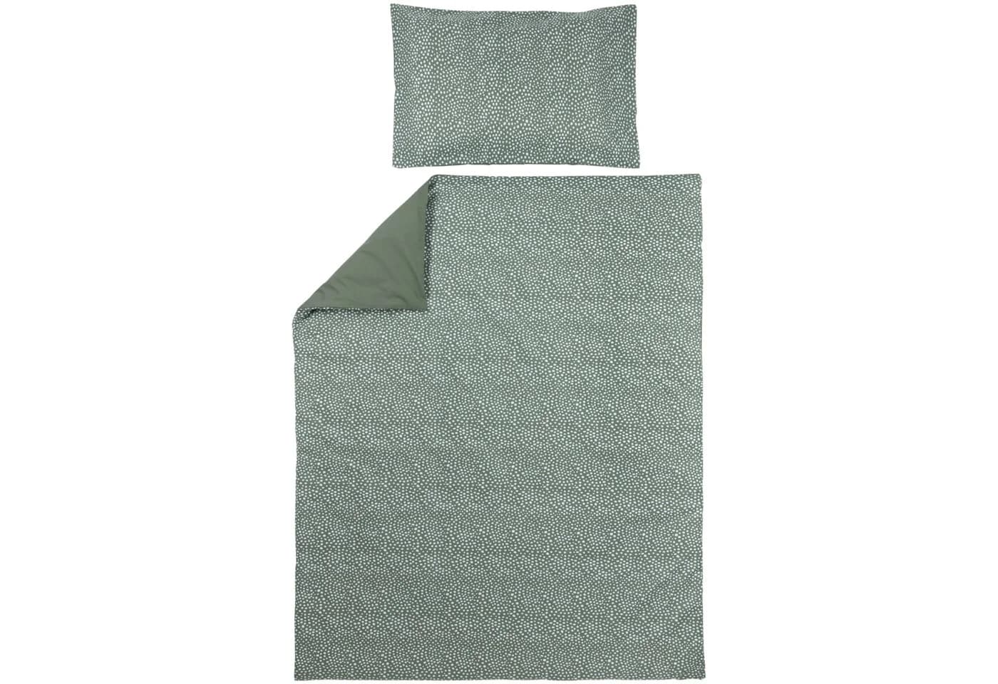 Meyco Baby Babybettwäsche Cheetah Forest Green 100% Baumwolle