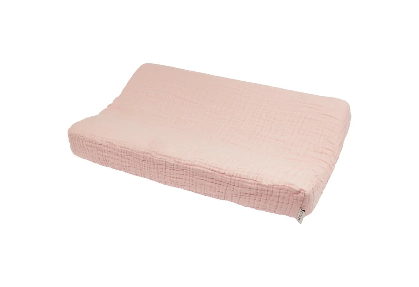 Meyco Baby Wickelauflagenbezug Soft Pink 100% Baumwolle
