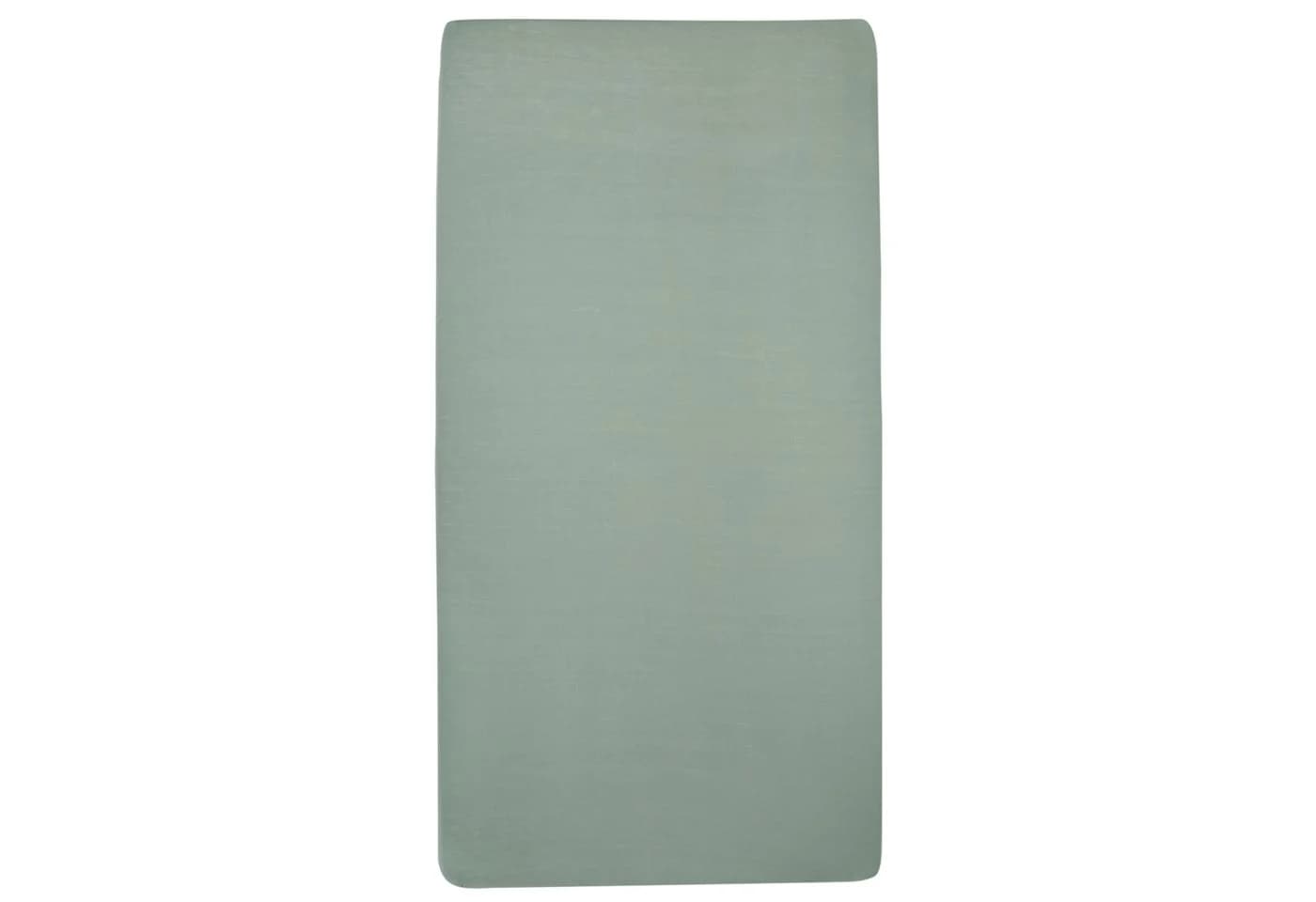 Meyco Baby Spannbettlaken Jersey Stone Green Rundumgummi