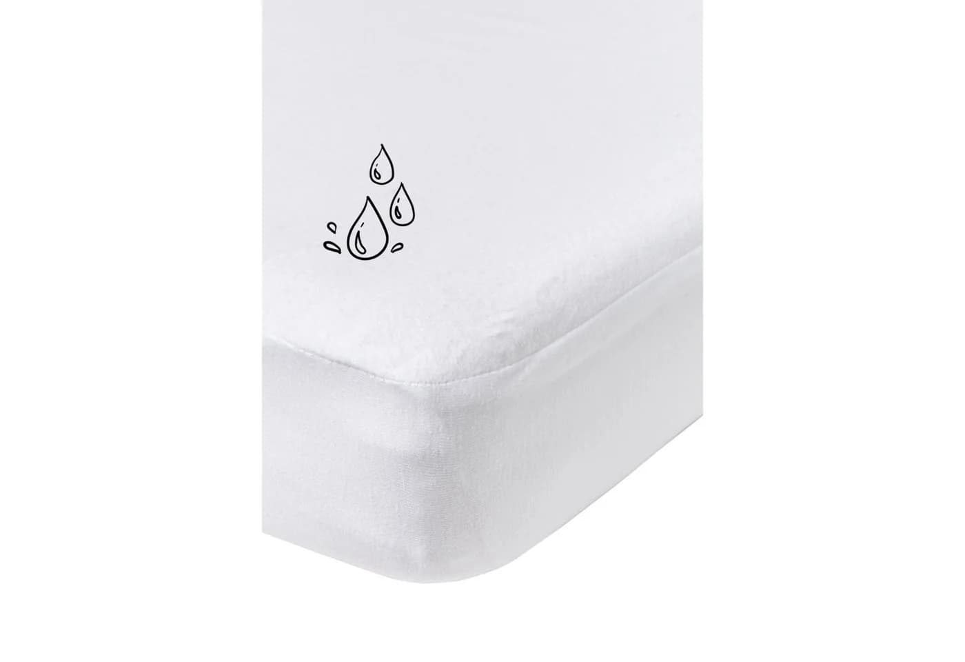 Meyco Baby Spannbettlaken White Wasserdichte Molton - Bild 2