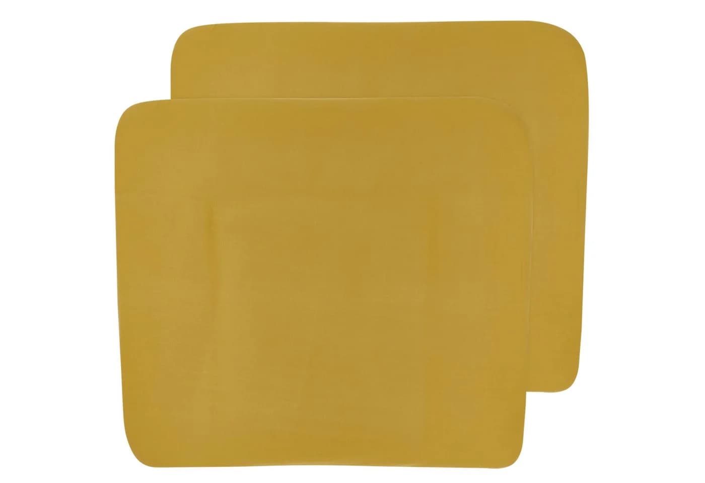 Meyco Baby Wickelauflagenbezug Honey Gold 2er-Pack 75x85cm