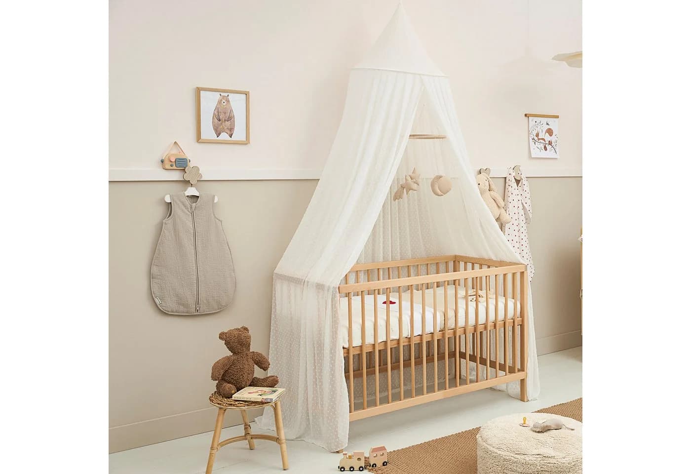 Meyco Baby Betthimmel Plume Offwhite 100% Polyester - Bild 4