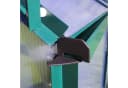 Plantifflex Gewächshaus mit Fundament, Aluminium, 6mm Polycarbonat Bild 3