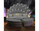 Swing&Harmonie Gartenlounge-Set 210cm Grau Bild 1