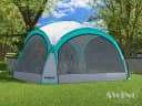 Swing&Harmonie LED Event Pavillon DomeShelter 3,6x3,6m mit Solarmodul Bild 5