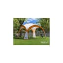 Swing&Harmonie LED Event Pavillon DomeShelter Orange mit Solarmodul Bild 1