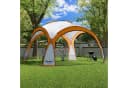 Swing&Harmonie LED Event Pavillon DomeShelter Orange mit Solarmodul Bild 2