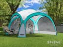 Swing&Harmonie LED Event Pavillon XXL DomeShelter 450cm mit Beleuchtung - türkis Bild 4