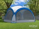 Swing&Harmonie® LED Event Pavillon DomeShelter 450cm Garten blau Bild 5