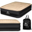 VESKA Luftbett Selbstaufblasend mit Pumpe Grau/Beige Campingmatratze Bild 1