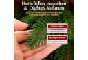 VESKA Künstlicher Weihnachtsbaum Naturgetreu mit Holzständer, Nordmanntanne, LED Beleuchtung Bild 1