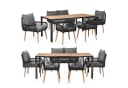 Swing&Harmonie Gartenlounge-Set Sienna 6-tlg. Grau/Braun WPC Bild 3