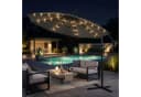 Swing&Harmonie LED Sonnenschirm Anthrazit mit Solar Bild 1