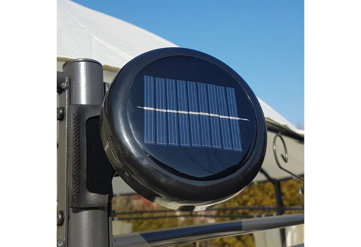 Swing&Harmonie Pavillon LED mit Solar und Seitenwänden Beige - Bild 4